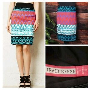 NWOT Anthropologie Plenty by Tracy Reese Montagne Pencil Skirt Size 10